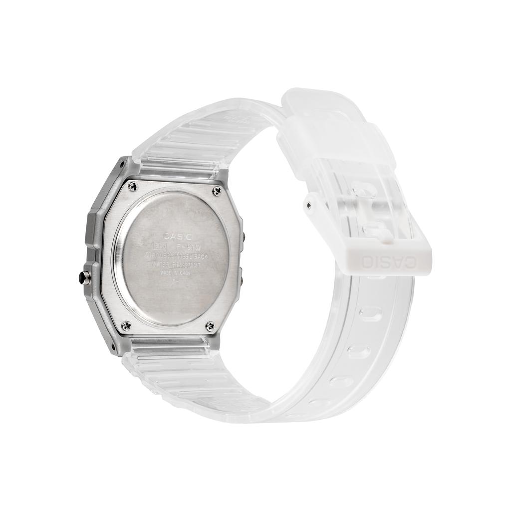 Casio General Series Waterproof Small Square Quartz Watch Unisex Watches Black White F-91WM-7A&F-91WS-7OS