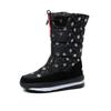 Fashion Zip Snow Boots Women Mid-Calf Winter Shoes For Men  Casual Watarproof Platform Heels Botas