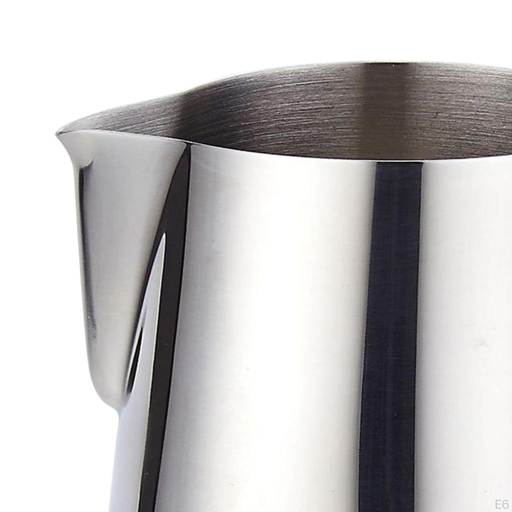 Espresso Aufschäumkännchen, Edelstahlbecher für Latte Art und Getränke