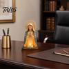 Talos Praying Figure Candlestick Decoration, Religious Candle Holder, Holder Ornaments for Home Office Living Room Table Decor