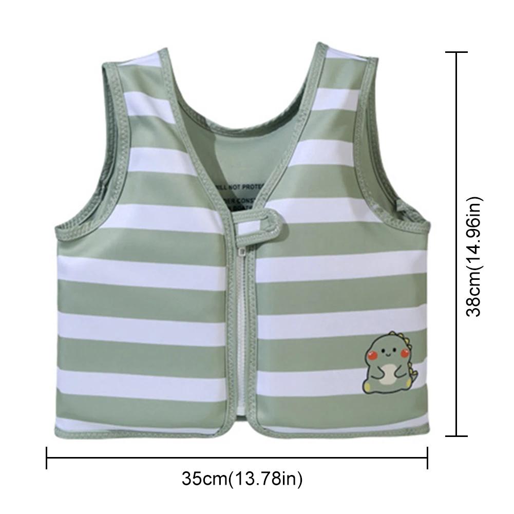 Summer Baby Swimsuit Sun Protection Vest Unisex Children's Swimming Aid Buoyancy Vest Floatation Jackets for Ages 2-6 Kids