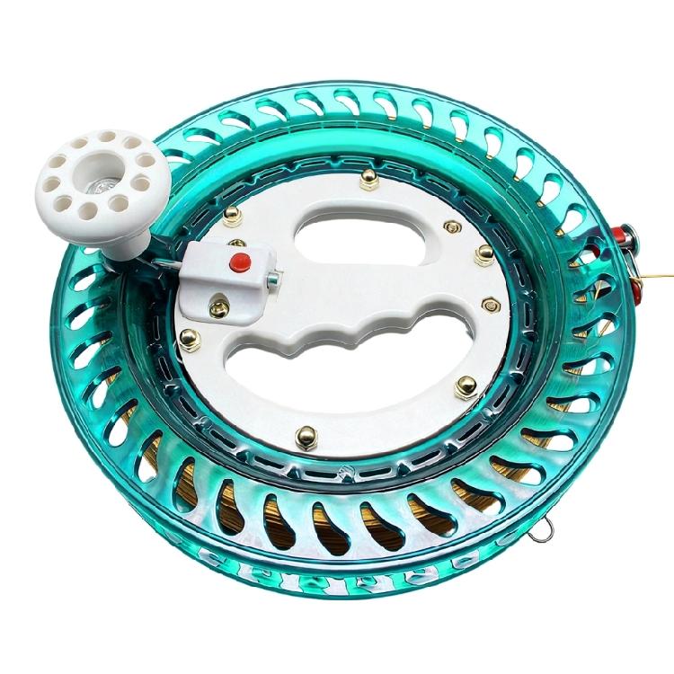 Premium ABS Kristall Angel Handrolle mit reibungslosem Einholsystem Angelzubehör Ideal für die Meeresfischerei