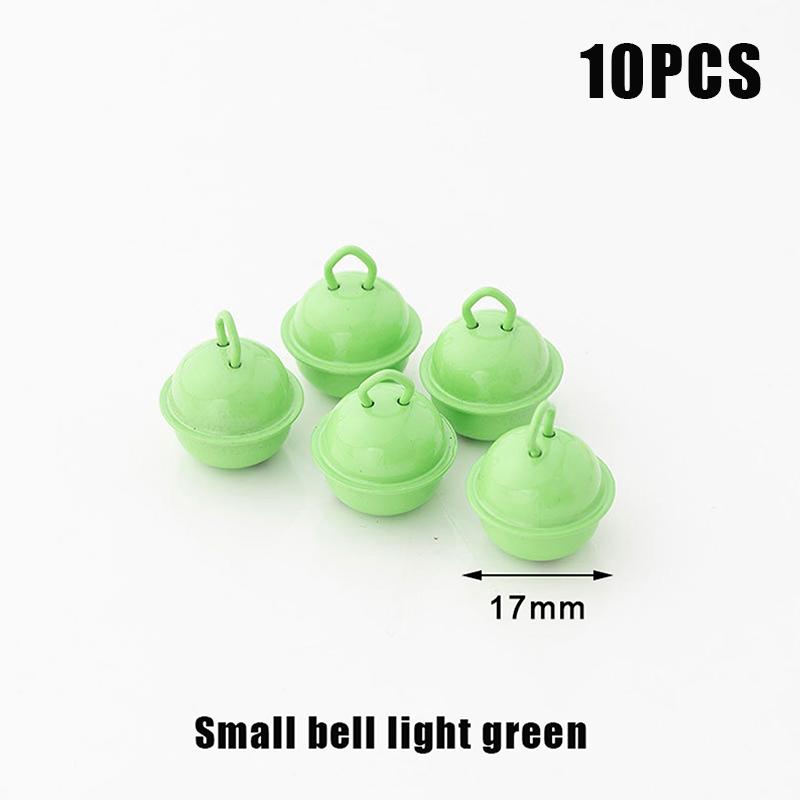 10 szt. 22 mm Kolorowe Malowane Dzwonki Jingle Metalowe Okrągłe Mini Dzwoneczki Ozdoby Dekoracje Wisiorki na Boże Narodzenie Rękodzieło DIY
