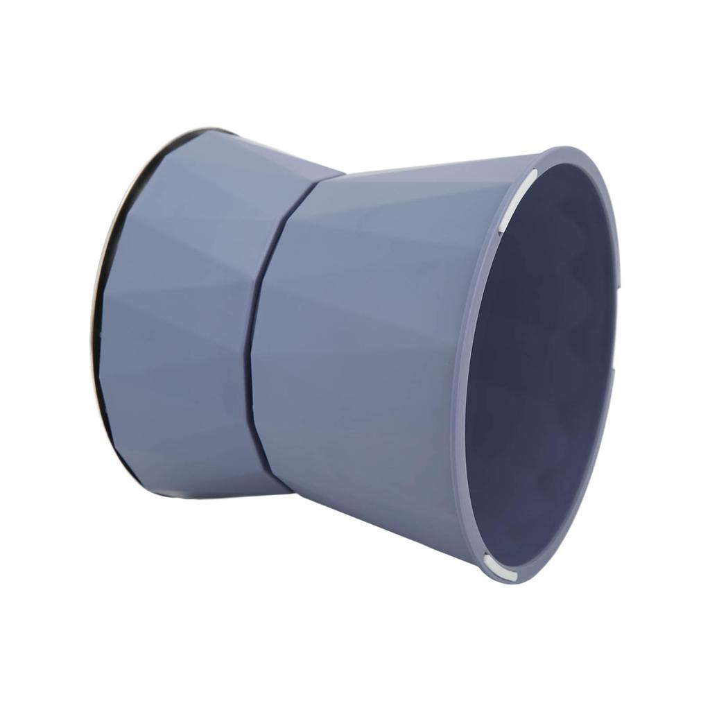 Cat Stainless Steel Bowl Increased Neck Protective Heavy Duty Cat Double Bowl for Cats DogsBlue