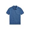 Polo FW22 Brand Logo Embroidered Cotton Short Sleeve Polo Shirt Men Tops Blue MNPOKNI1N821839