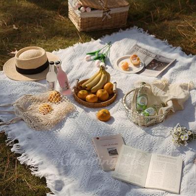 White Moisture-Proof Mat 90*90cm/90*150cm/90*180cm Outdoor Camping Blanket Picnic Cloth