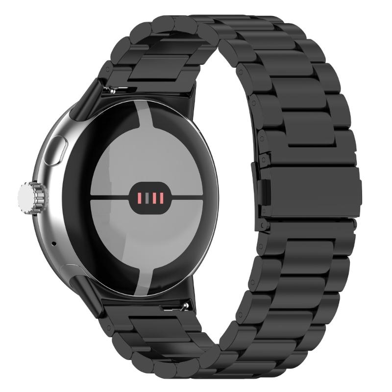 Premium Adjustable Metal Replacement Band Suitable For Watch 4 3 41mm 45mm Three Bead Design Scratch Resistant Accessory