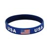 2026 World Cup Silicone Wristband: Mexico, USA, Canada Flags, Cheering Football Fan Accessory
