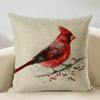 Watercolor Animal Bird Home Sofa Pillow Case Kingfisher Printed Decoration Throw Pillowcas 45x45cm Cushion Cover