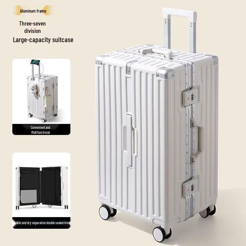 Zhi Nashu 3/7 Split PC Luggage with Phone Stand & USB Port