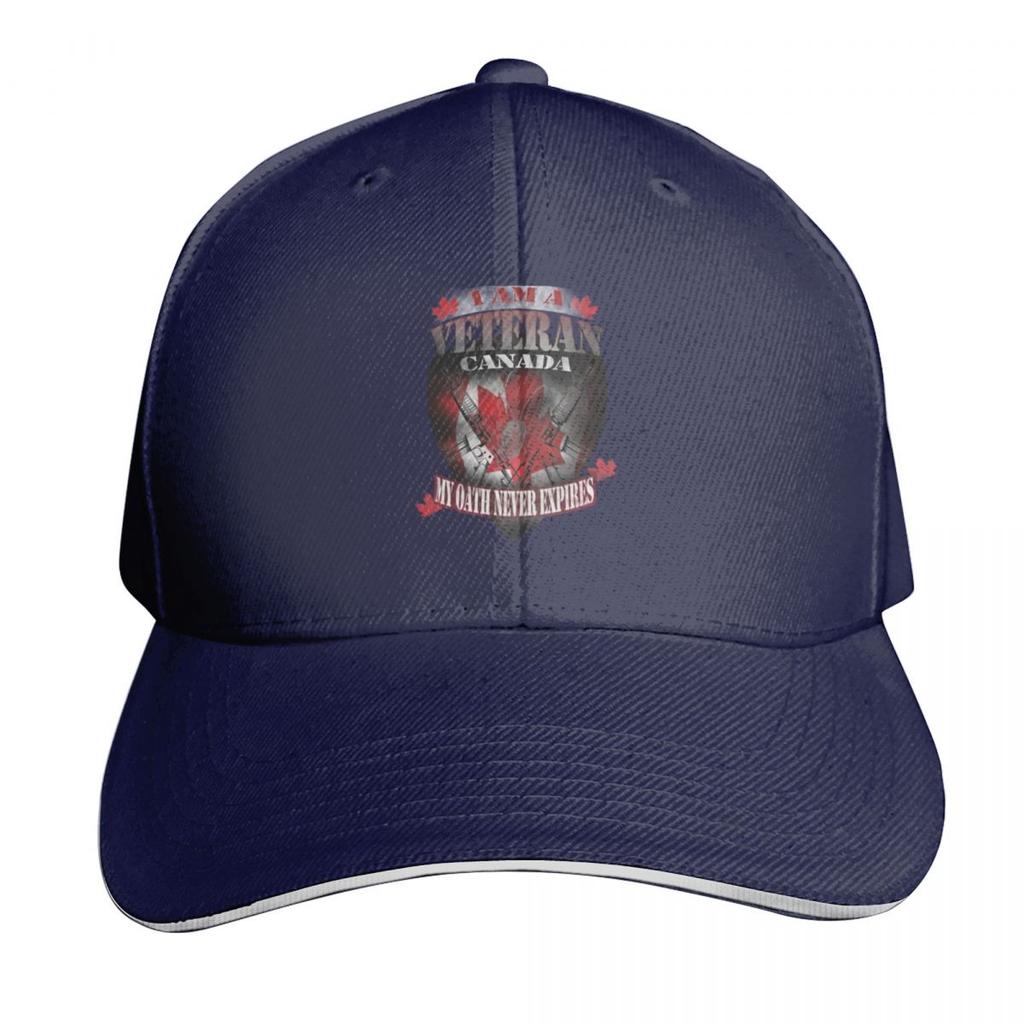 Canadian Military Veteran Baseball Cap Summer Hat Mountaineering Visor Unisex Hat Unisexs Tennis Womens