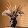 Ceramic Vase Nordic Art Beige Matte Container Flower Pampas Grass Living Room Tabletop Hydroponic Petal Handicraft Flower Vase