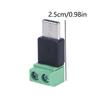 5 sztuk Złącze męskie Typ-C do 2-pinowego 5V Bez lutowania Adapter ładowania Głowica szybkiego połączenia Do ładowania telefonów komórkowych, komputerów, tabletów