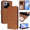 For Xiaomi 15T Wallet Case RFID Blocking Calf Texture Leather Stand Phone Cover with Strap