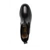 Salvatore Ferragamo Ferragamo Cleated Sole Leather Chelsea Boots Black