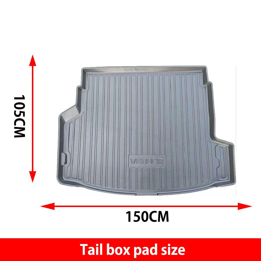 Durable Waterproof Eco-friendly TPE Trunk Mat for 2017-2021 Venucia T90 Interior Upgrade