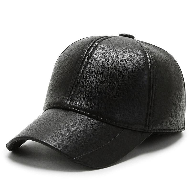 

Fleece Thickened Baseball Cap Autumn and Winter Men s Warm Ear Hat Man Outdoor Warmer Adjustable