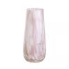 Pink Simple Glass Vase Hydroponic Household Flower Arrangement Decoration Ornament Floreros Decorativos Moderno
