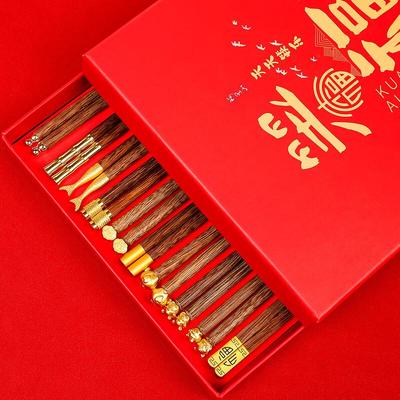 Chinese Wenge Wood Chopsticks Gift Set