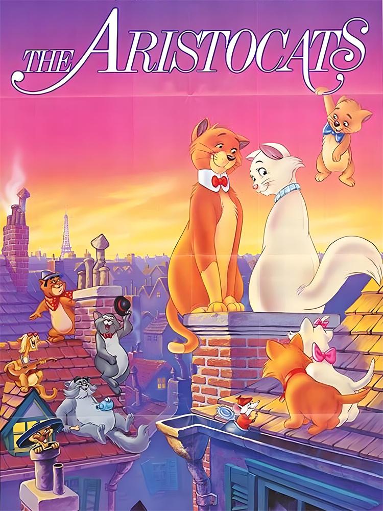 Disney 5D Diamond Painting Cat Adventures Decoration DIY Full Diamond Mosaic Inlaid Cross Stitch Set Gift
