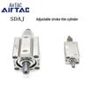 Airtac SDAJ80X80-50SB Aluminum Alloy Y-Type Double Head Thin Pneumatic Rotary Cylinder with Adjustable Accessories