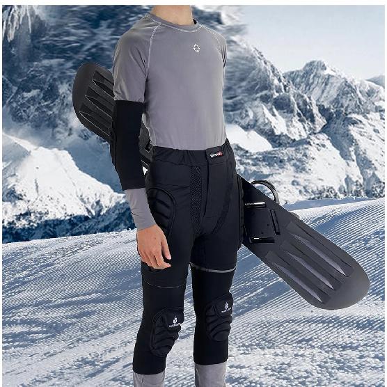 WOSAWE Motorcycle Shorts Skating Hip Shorts MTB Motocross Hip Paddeds Skiing Snowboard Shorts for Children Teenagers and Adults