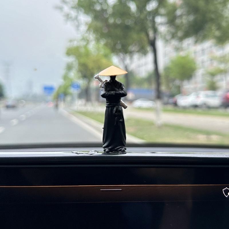 Wulin Swordsman Ancient Style Xiake Screen Decoration Display Screen Car Interior Center Console Car Decoration