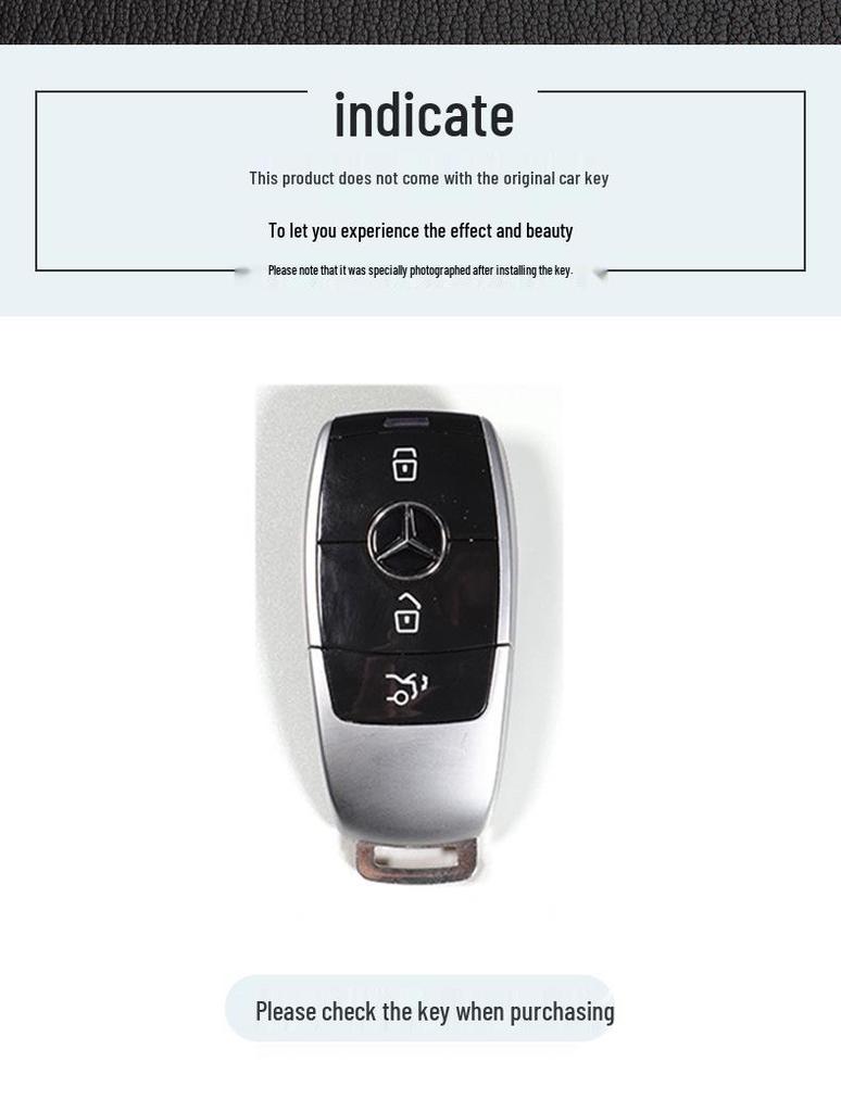 Mercedes E-klass E300L/C260L Nyckelfodral Skal & Nyckelskydd för GLC300L, GLE, C-klass, GLB, GLC