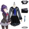 Asahina Mafuyu Cosplay Costume Wig  Anime Project Sekai Colorful Stage Cosplay Halloween Party Uniform for Women Girls