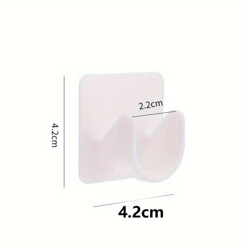 2pcs Strong Curtain Rod Bracket Holders Hooks Self-adhesive Adjustable Curtain Fixing Clip Punch-free Household Pole Support