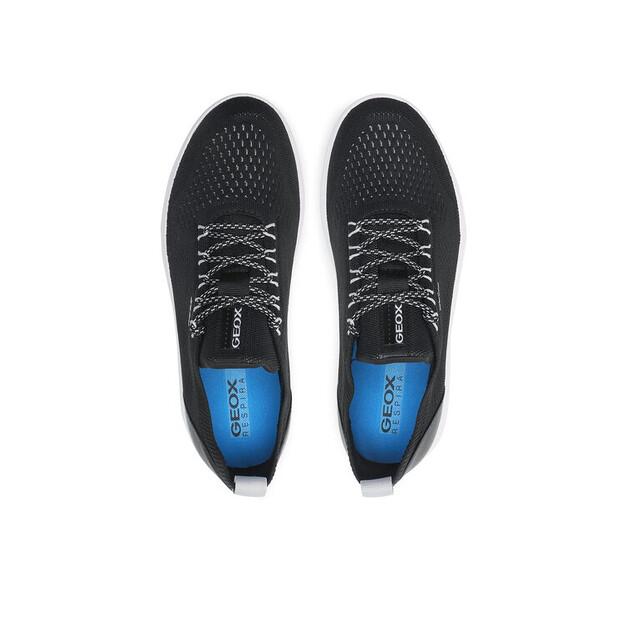 Мужские кроссовки Geox U spherica a u15bya 0006k c9999 чёрные