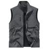 New outdoor vest men's multi-pocket middle-aged and young loose vest tooling casual jacket vest