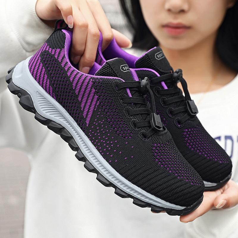 JinshiyuanShu Damskie buty casualowe obróbka na zamówienie buty do biegania dla par oddychające buty z siateczki miękka podeszwa wygodne buty sportowe