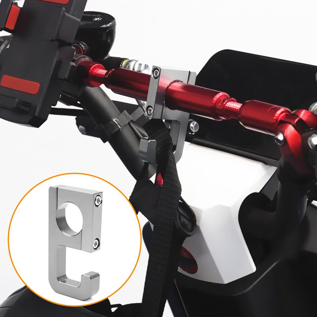 2025new Electric Motorcycle Modified Hook Calf Turtle PCX125 Aluminum Alloy Handlebar Hook Storage Hook 22mm Helmet Hook