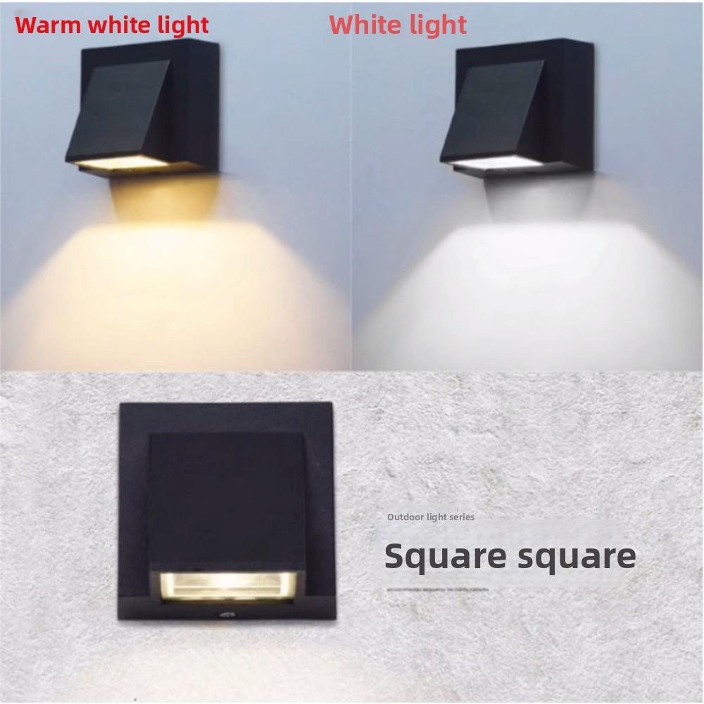 ABS Plastic Balcony Terrace Outdoor Waterproof LED Wall Light Simple Door Exterior Wall Aisle Garden Simple Light