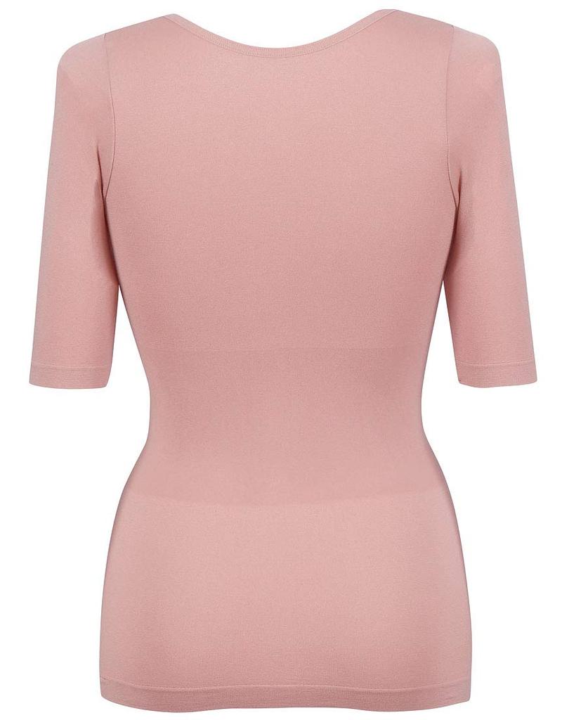 3D Body Tights Size LL To Japanese Size Wing/Wacoal Undershirt, U-Neck, 5/8 Sleeves, EL3511, Women's, Beige, (equivalent 2L)