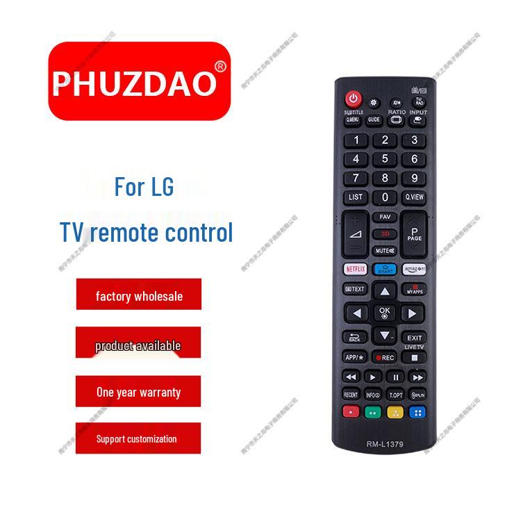 RM-L1379 Compatible Remote for LG Smart LCD TV - English Version 17x4.9x2.1cm, 63.9g