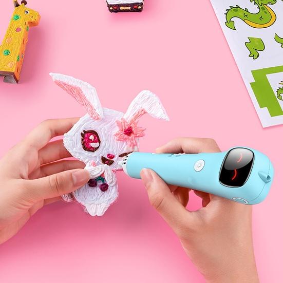 3D Printing Pen Low Temperature Rechargeable DIY Children Wireless 3D Crafting Doodler for