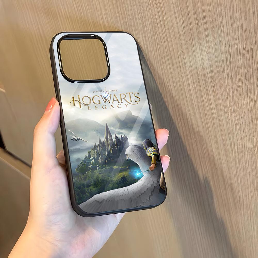 H-Hogwartss Legacy Phone Case For 17 Pro Max iPhone 18 16 Plus 15 Pro Max 14 12 11 13 Mini X Xs XR PC+TPU Cover