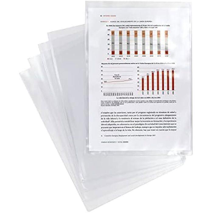 Hülle - GRAFOPLÁS - Transparent - 100 Stück - Din A4 - Kunststoff