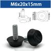 M6M8 Plastic Adjustable Foot Furniture Tables and Chairs Screw Foot Mats Cabinets Sofas Height Increasing Universal Support Pads