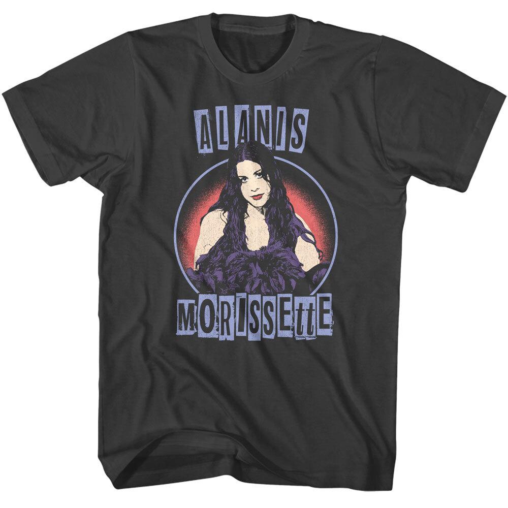 Alanis Morissette Circle Photo Drawing Men s T Shirt Dance Pop Alternative Music XXXL