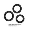 3Pcs Useful Cock Ring Convenient Smooth Eco-friendly Portable Soft Lock Penis Ring for Adult Men