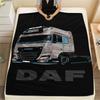 1PC DAF Patterned Flannel Blanket Suitable For All Seasons for Home Decor Warmth and Comfort Gifts Holiday Present