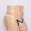 Popular Men's Low-rise Sex Panties, Suspenders, Pockets, Lace Perspective Men's Sex Panties, Thongs