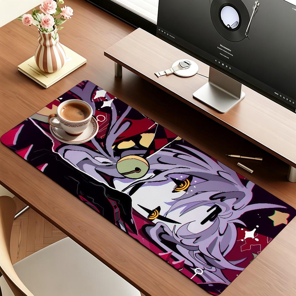 Game The F-freak C-circus Pierrot Mouse Pad Anti Slip Rubber Edge Locked Thickened Laptop Gaming Desk Mat