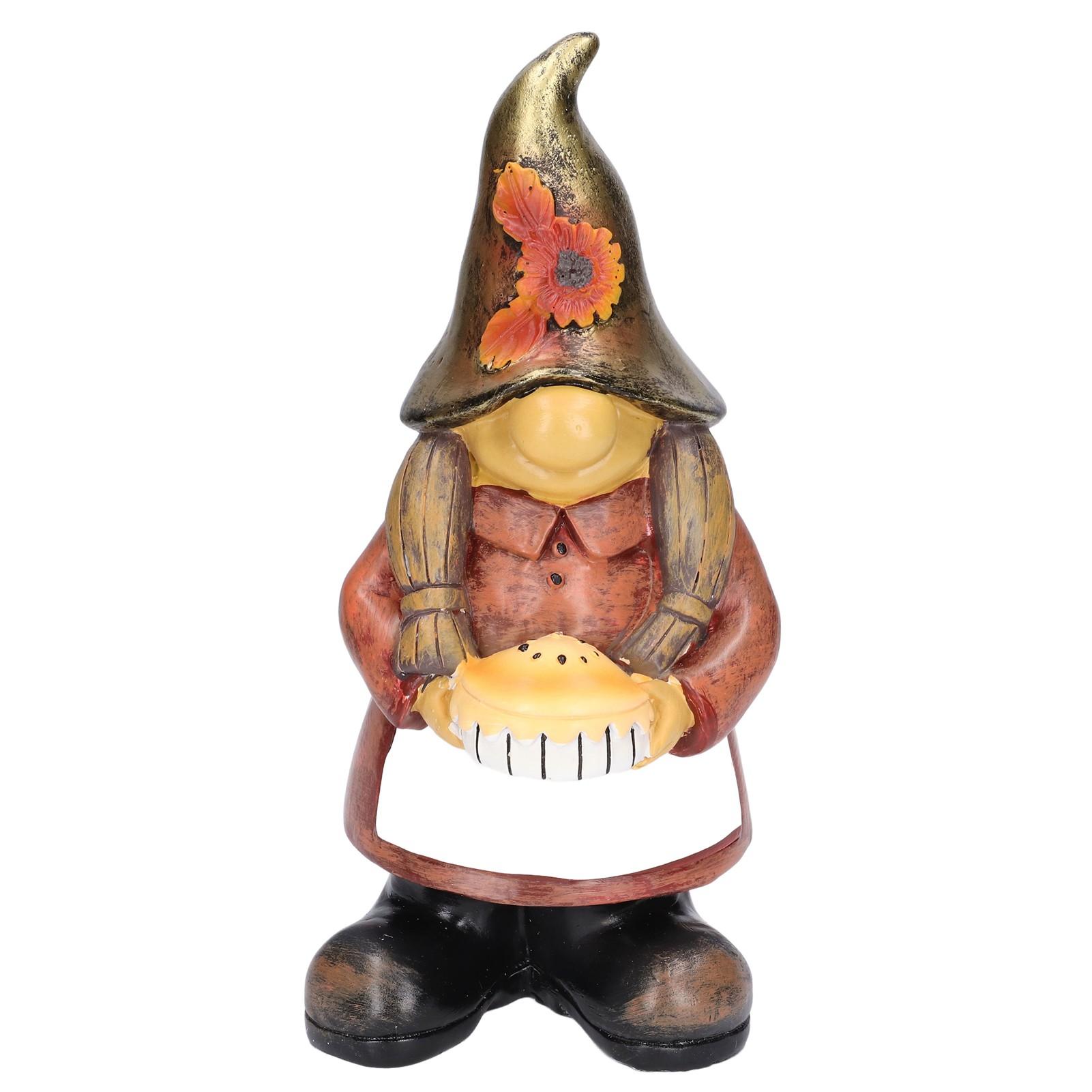 

Garden Gnomes Statues Cute Appearance Rustproof Colorful Lawn Gnomes Ornaments for Home Decorations GiftsCake