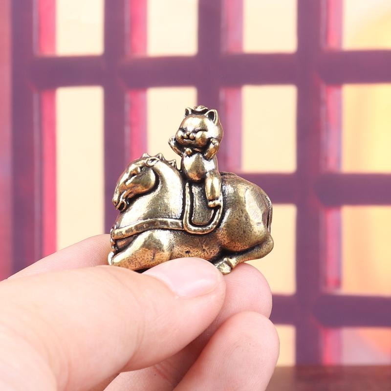 

Верховая пони Трансграничная мелкая латунная фурнитура Креативное ремесло Украшение в китайском стиле Латунная лошадь медный