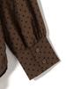 Ships Colors Sheer Dot Shirt, Hand Washable, 221150036, Brown, One Size