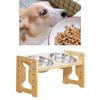 Elevated Pet Feeder With Stainless Steel Double Bowls 5 Stage Adjustable Height NonSlip Feeder For Pet Joint Health